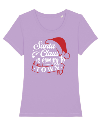 Santa Claus is coming to town White and Red Lavender Dawn