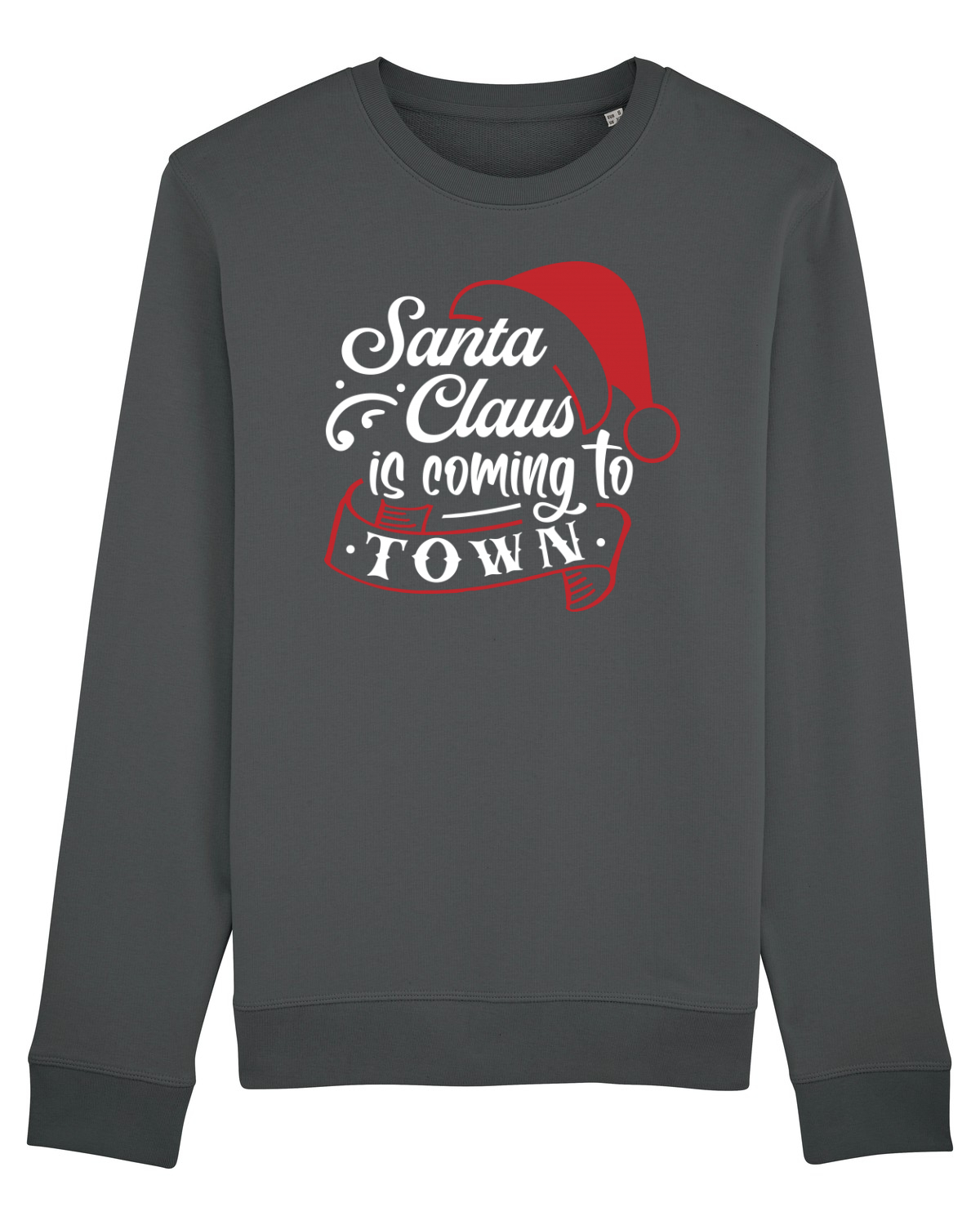 Bluză mânecă lungă Unisex Rise Anthracite