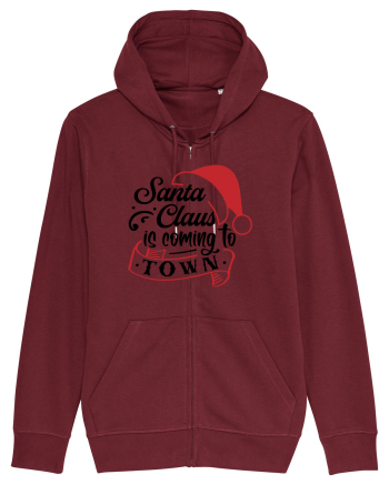Santa Claus is coming Burgundy