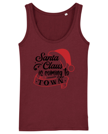 Santa Claus is coming Burgundy