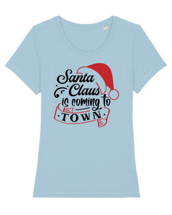 Santa Claus is coming Sky Blue