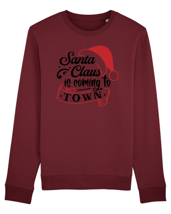 Santa Claus is coming Burgundy