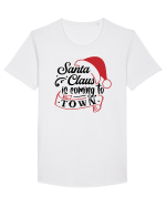 Santa Claus is coming Tricou mânecă scurtă guler larg Bărbat Skater