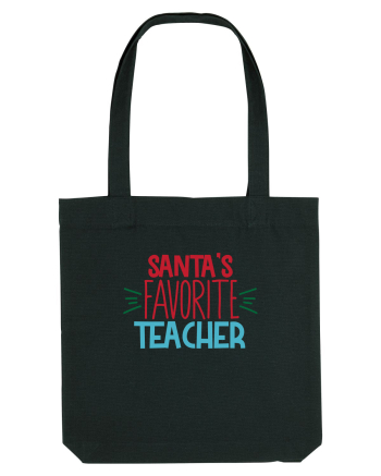 Santas Favorite Teacher Black