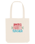 Santas Favorite Teacher Sacoșă textilă