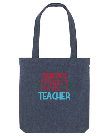 Santas Favorite Teacher Midnight Blue