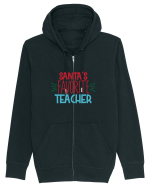 Santas Favorite Teacher Hanorac cu fermoar Unisex Connector