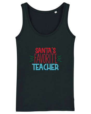 Santas Favorite Teacher Black
