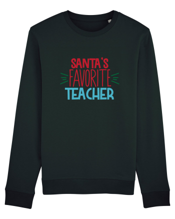 Santas Favorite Teacher Black