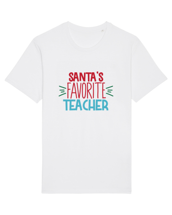 Santas Favorite Teacher White