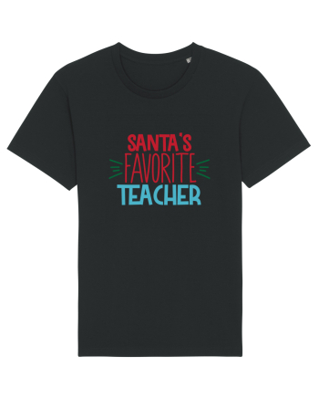 Santas Favorite Teacher Black