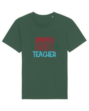 Santas Favorite Teacher Bottle Green