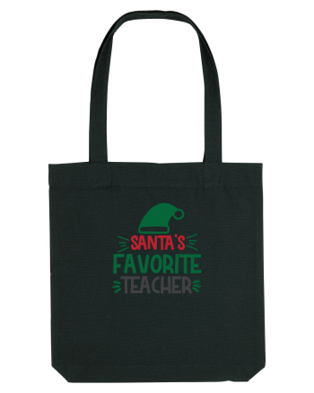 Santas Favorite Teacher Green Black