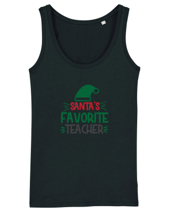 Santas Favorite Teacher Green Black
