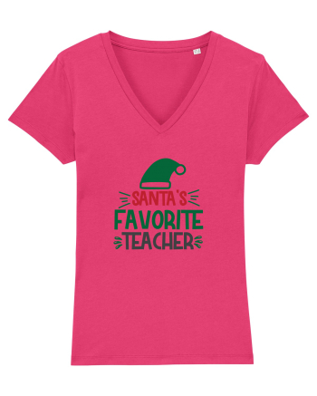 Santas Favorite Teacher Green Raspberry