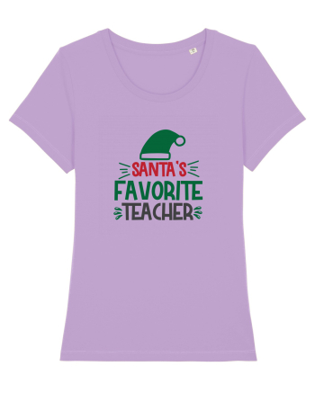 Santas Favorite Teacher Green Lavender Dawn