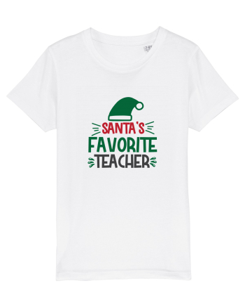 Santas Favorite Teacher Green White