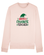 Santas Favorite Teacher Green Bluză mânecă lungă Unisex Rise