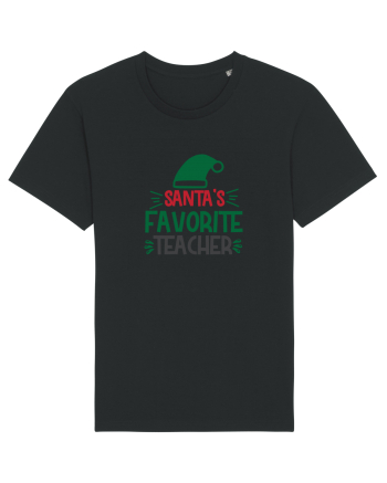 Santas Favorite Teacher Green Black