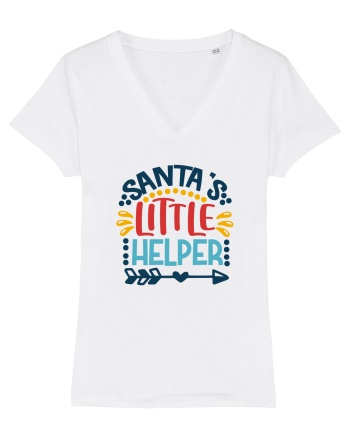 Santas Little Helper Arrow White