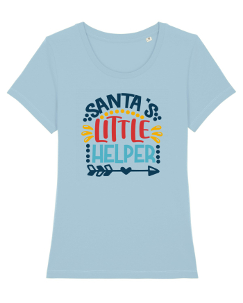 Santas Little Helper Arrow Sky Blue