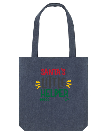 Santas Little Helper Green Midnight Blue