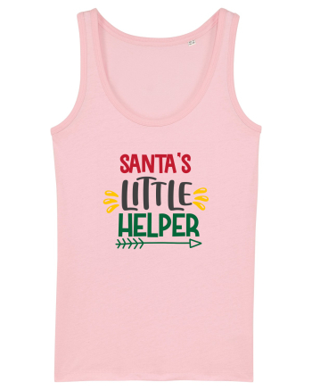 Santas Little Helper Green Cotton Pink