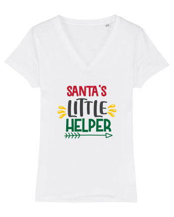 Santas Little Helper Green White