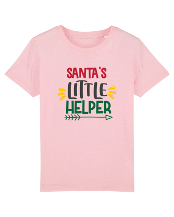 Santas Little Helper Green Cotton Pink