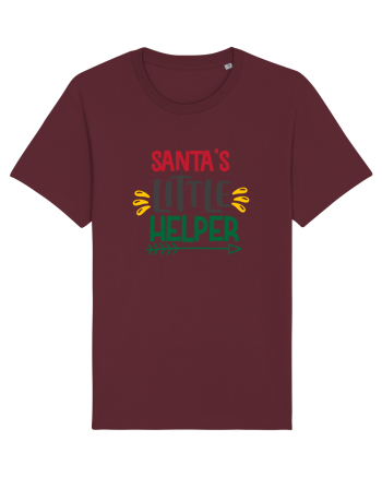Santas Little Helper Green Burgundy