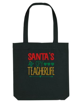 Santas Spy Teacher Black