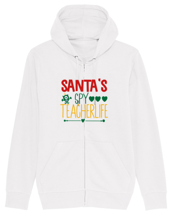 Santas Spy Teacher White