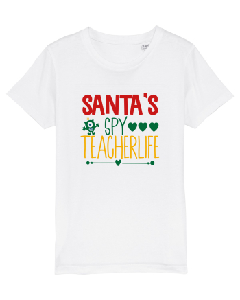 Santas Spy Teacher White