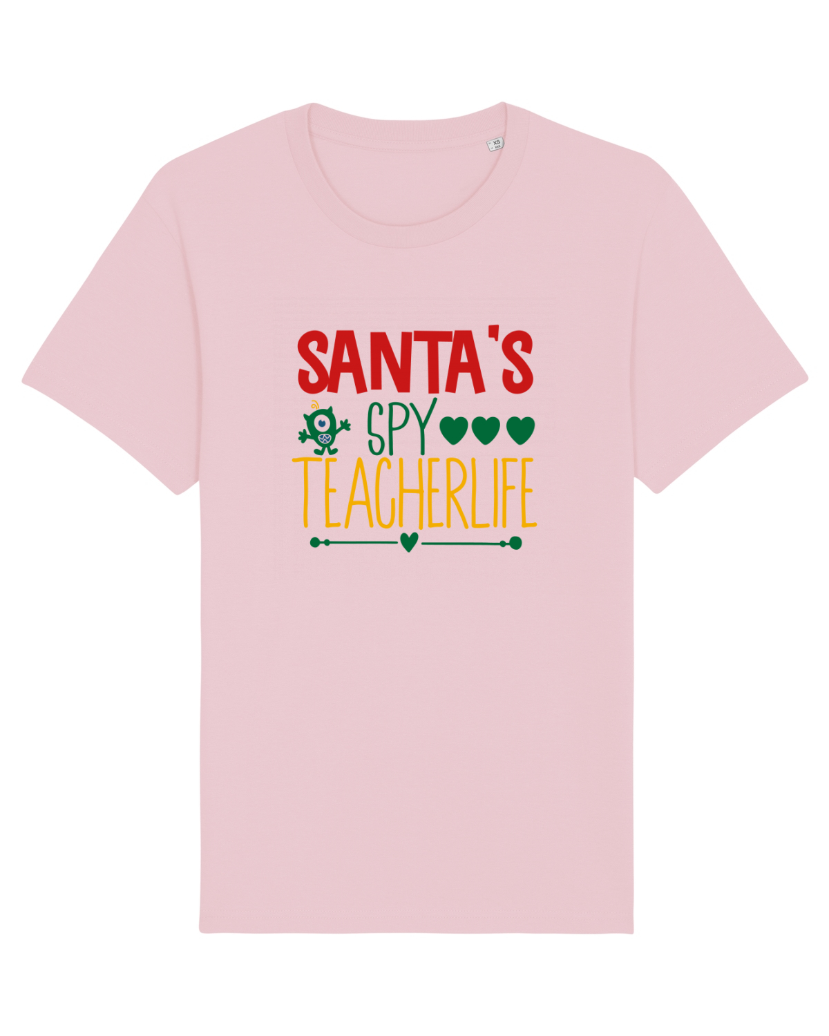 Tricou mânecă scurtă Unisex Rocker Cotton Pink