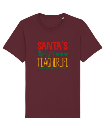 Santas Spy Teacher Burgundy