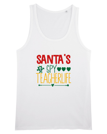 Santas Spy Teacher White