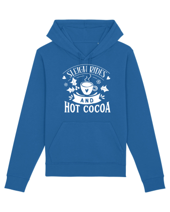 Sleigh Rides Xmas Royal Blue