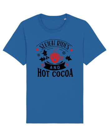 Sleigh Rides and Hot Cocoa Royal Blue