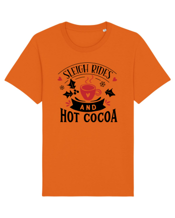 Sleigh Rides and Hot Cocoa Bright Orange