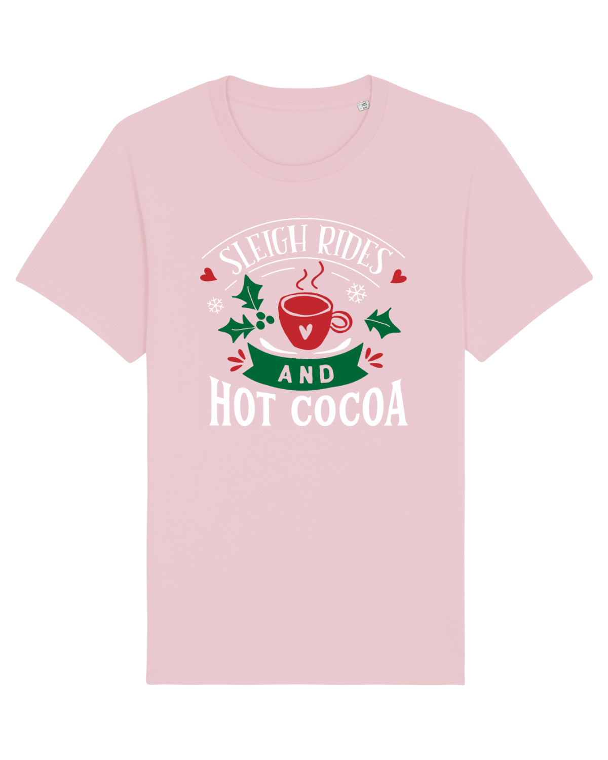 Tricou mânecă scurtă Unisex Rocker Cotton Pink