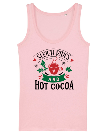 Sleigh Rides Green 2 Cotton Pink