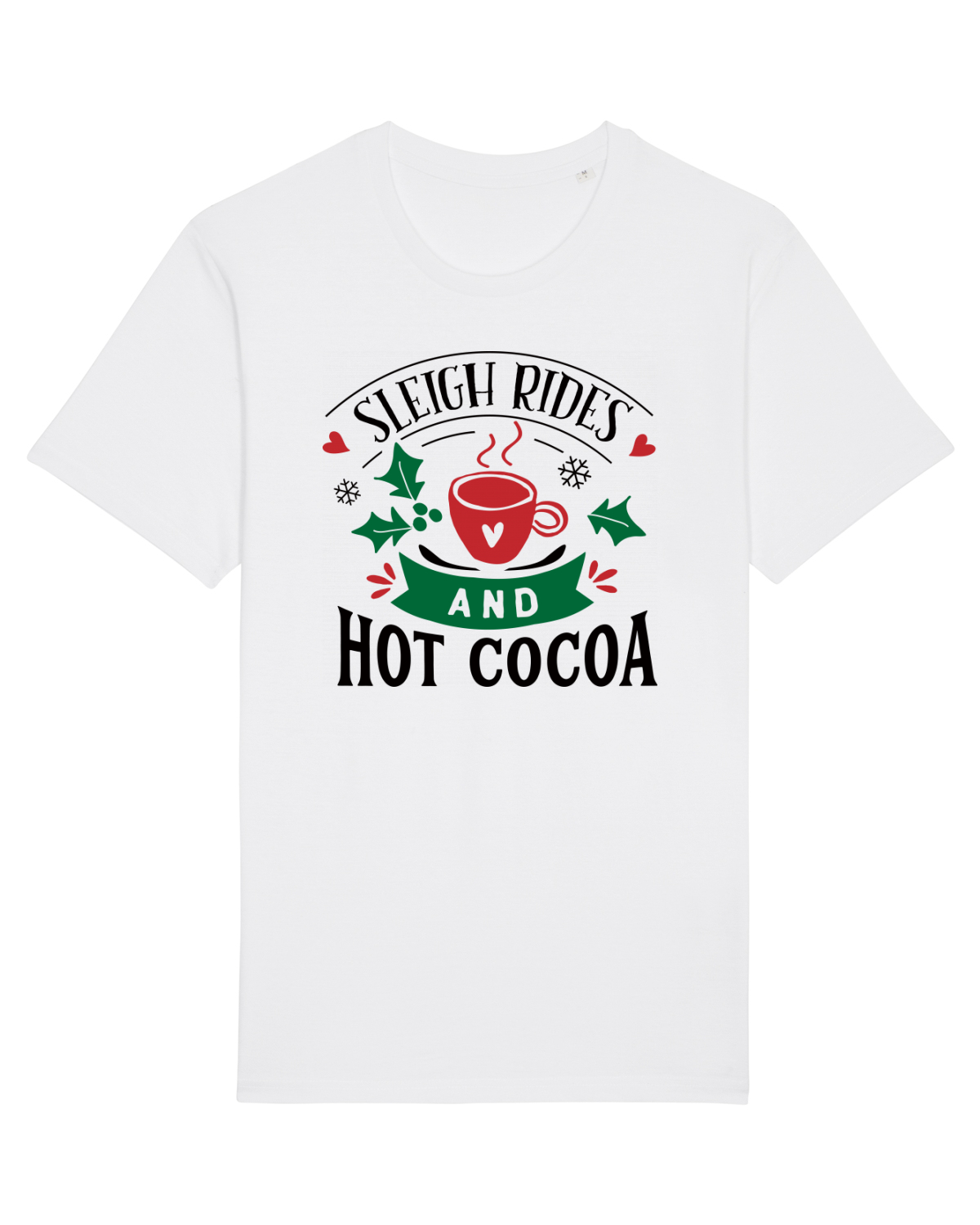 Tricou mânecă scurtă Unisex Rocker White