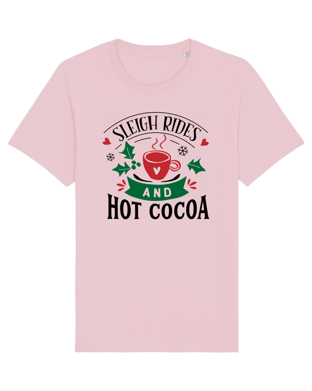 Tricou mânecă scurtă Unisex Rocker Cotton Pink