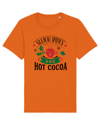 Sleigh Rides Green 2 Bright Orange