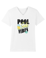 Pool Side Vibes Tricou mânecă scurtă guler V Bărbat Presenter