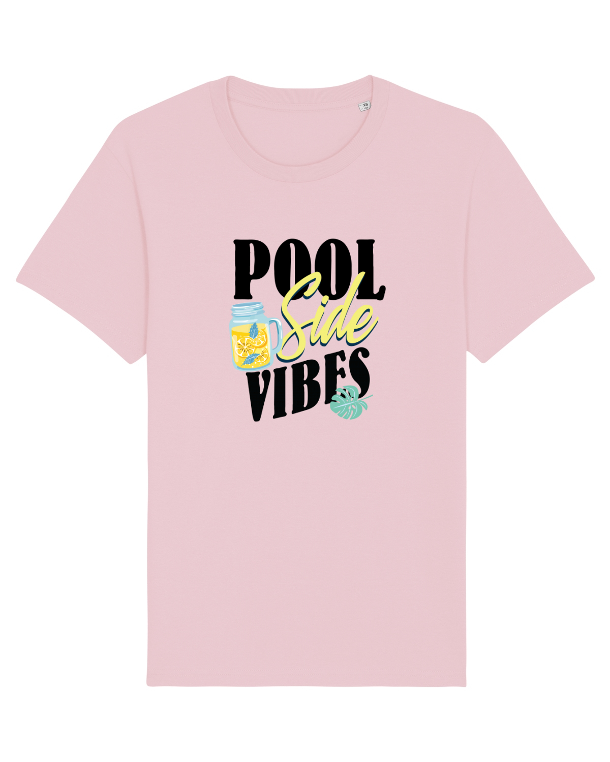 Tricou mânecă scurtă Unisex Rocker Cotton Pink
