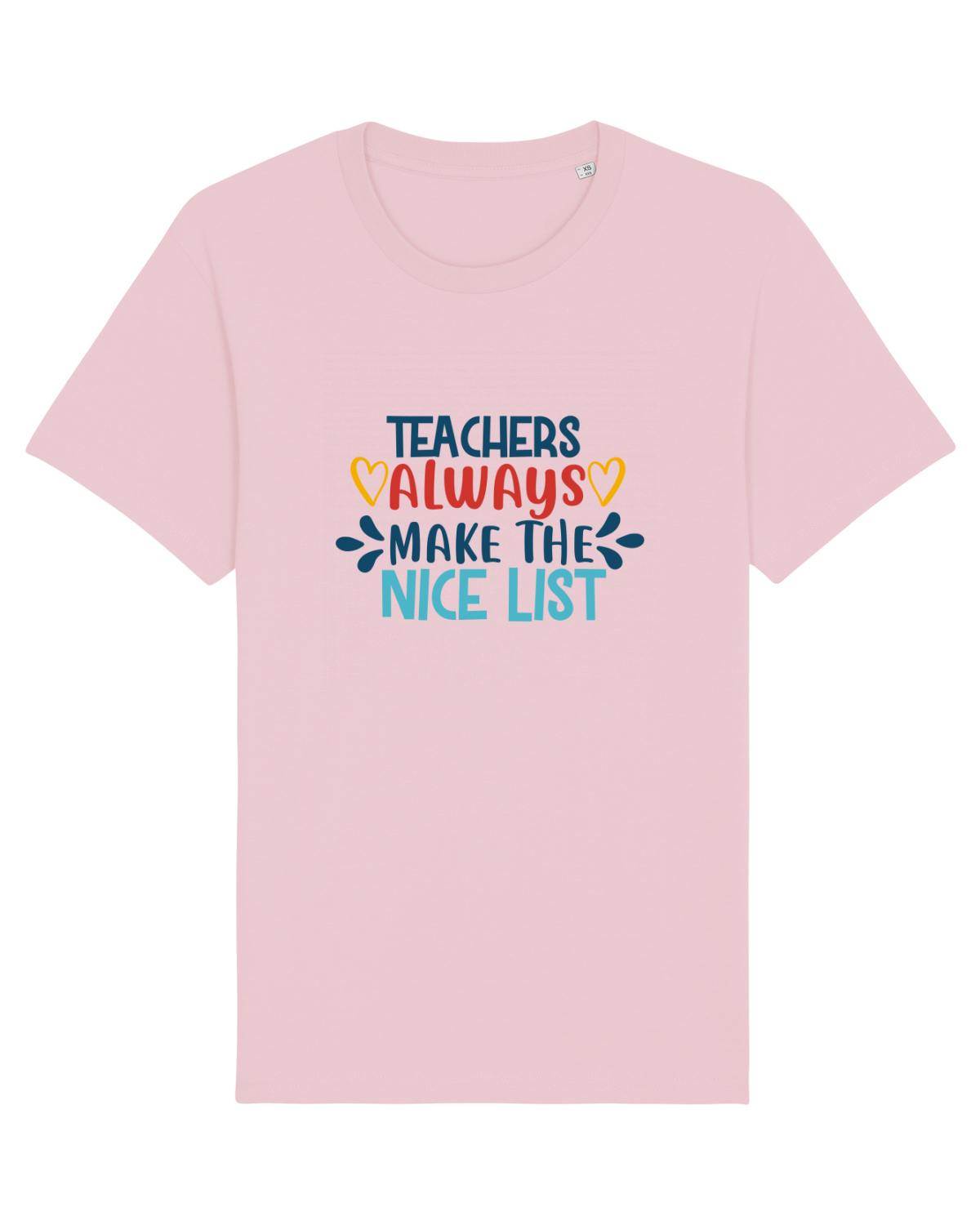 Tricou mânecă scurtă Unisex Rocker Cotton Pink