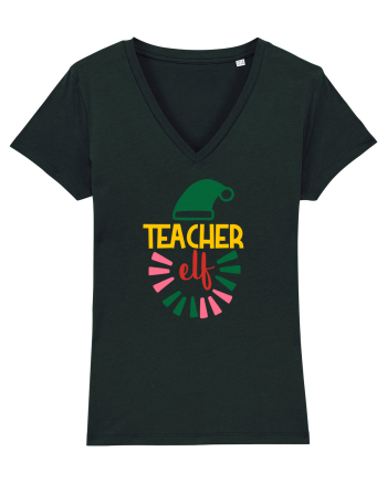 Teacher Elf Black