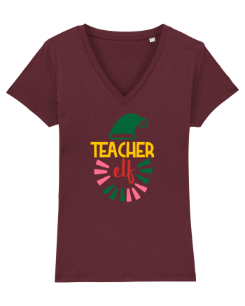 Teacher Elf Burgundy