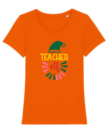 Teacher Elf Bright Orange